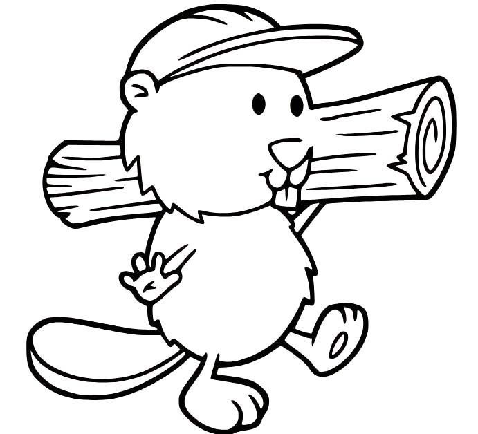 Zeichne Biber basisch