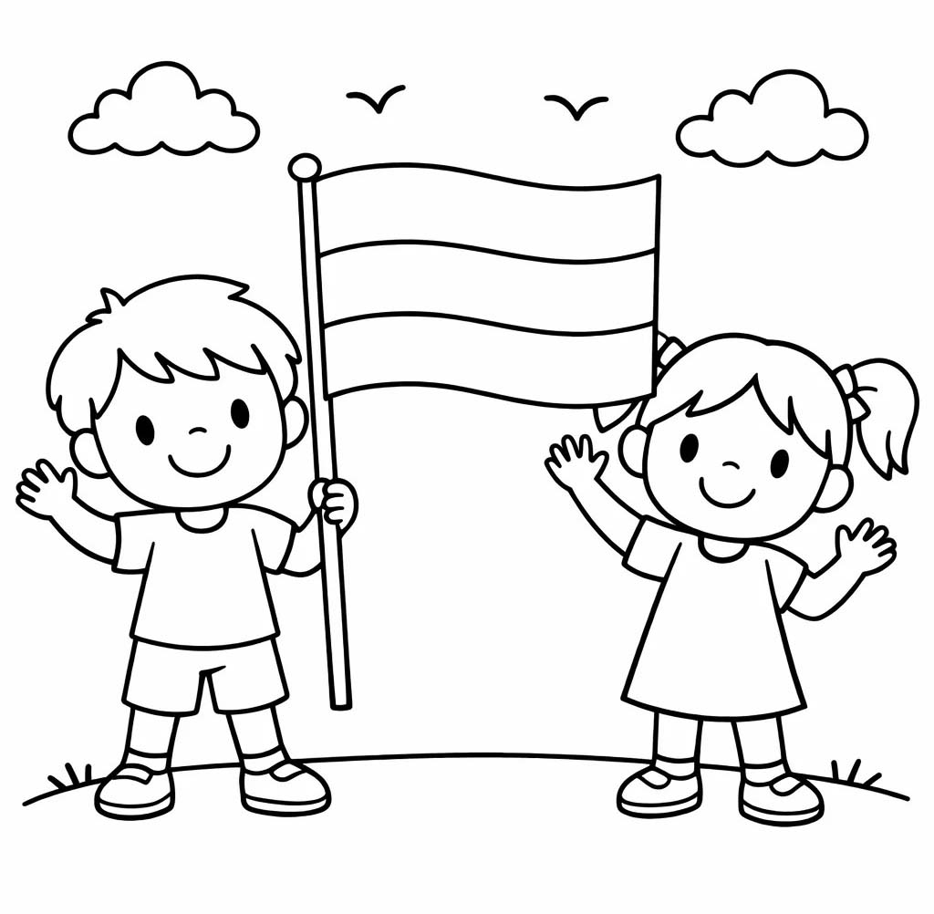 Zeichne Flagge Deutschlands Kostenlos basisch