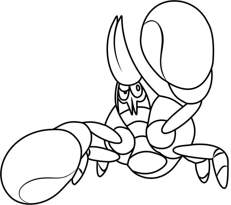 Zeichne Krabbe druckbare basisch