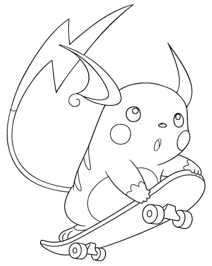 Zeichne Raichu