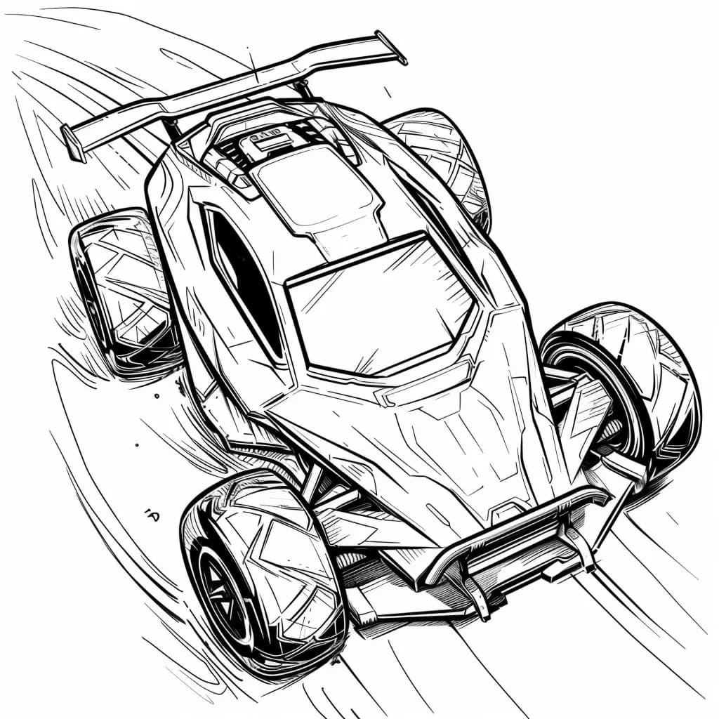 Zeichne Rocket League kostenlos einfach