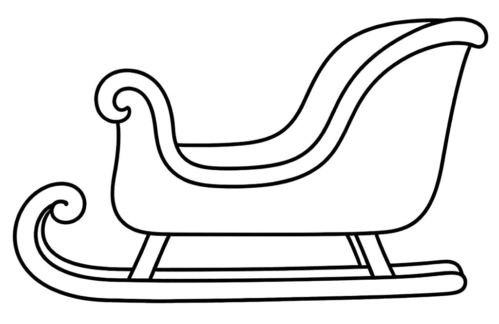 Zeichne Schlitten kostenlos druckbare