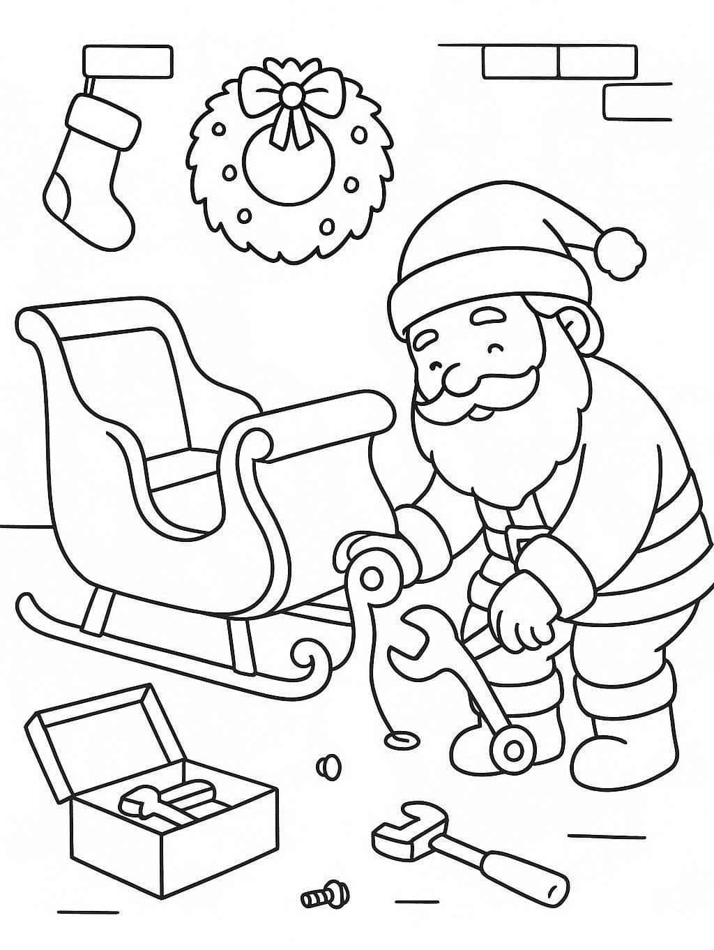 Zeichne Schlitten kostenlos schlicht