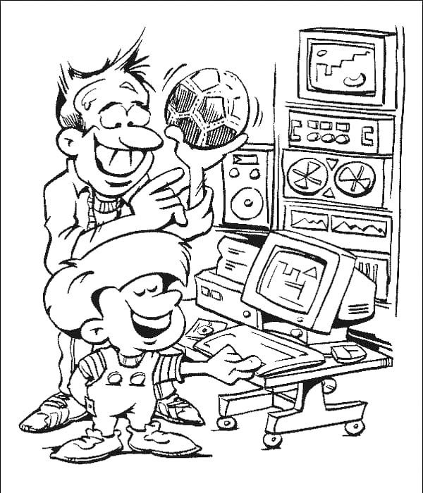 Zeichnung Computer druckbare