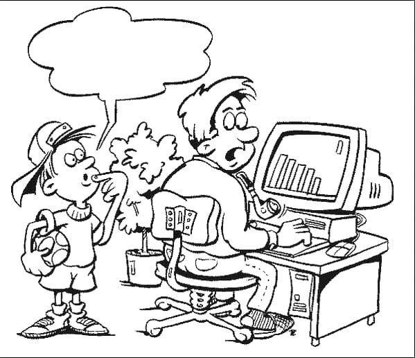 Zeichnung Computer kostenlos basisch