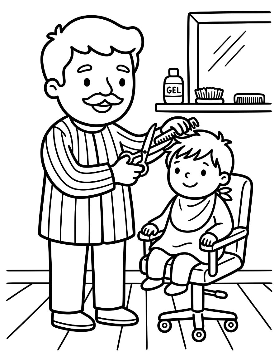 Berufe Barbier