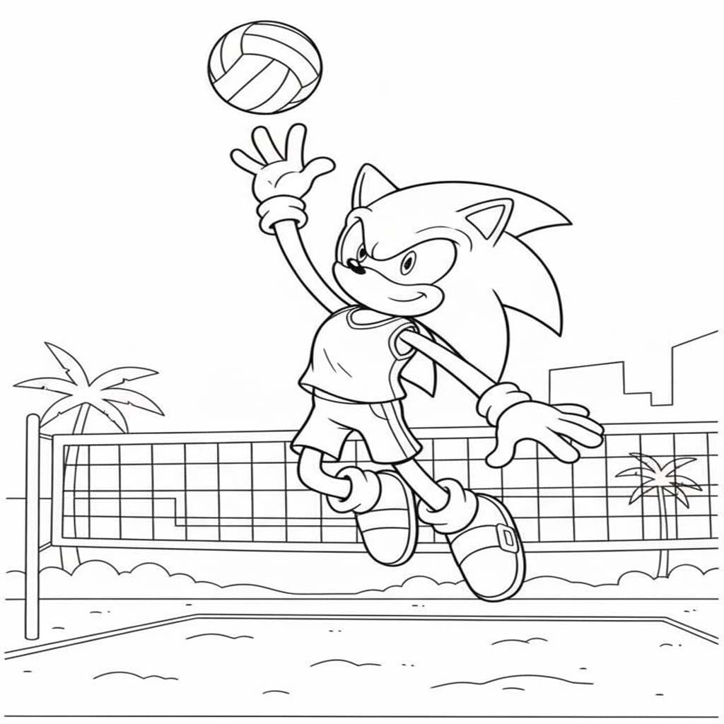 Dark Sonic druckbare einfach
