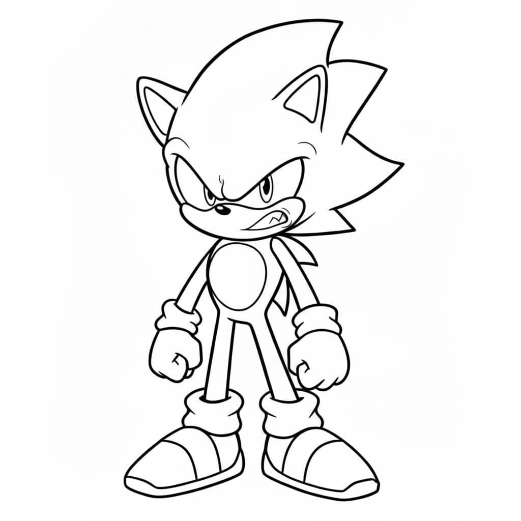 Dark Sonic druckbare schlicht