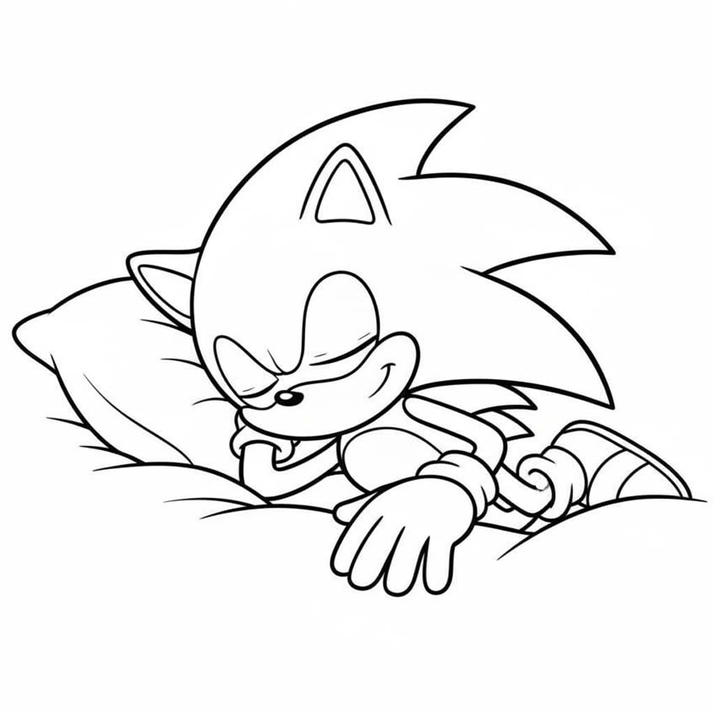 Dark Sonic zum Ausdrucken