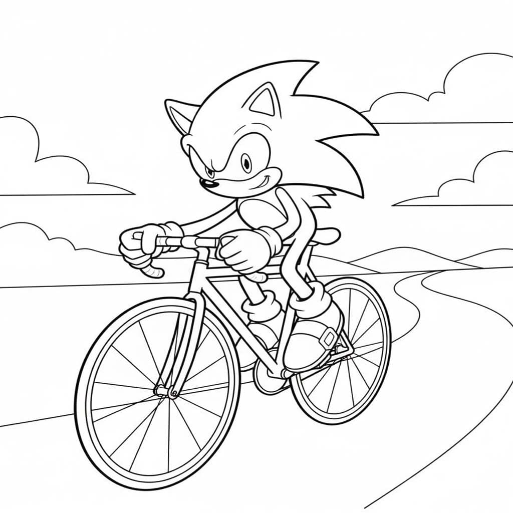 Druckbare Dark Sonic
