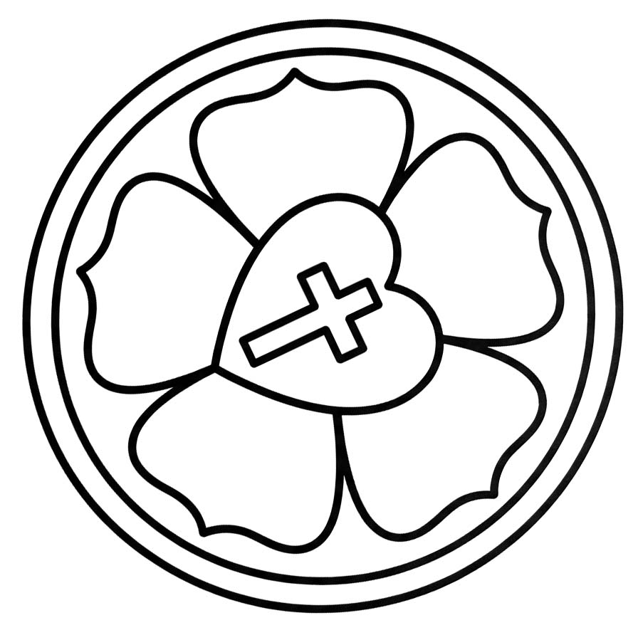 Kostenlos Druckbare Lutherrose
