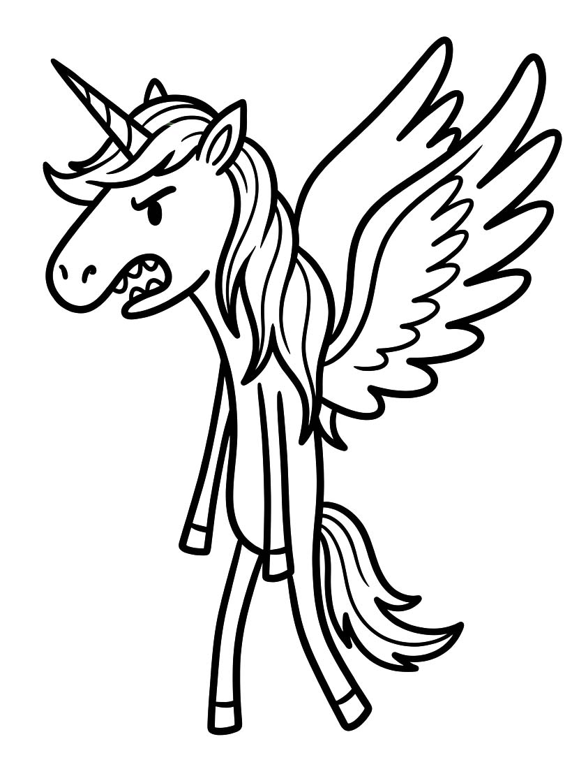 Kostenlos Geflügeltes Einhorn