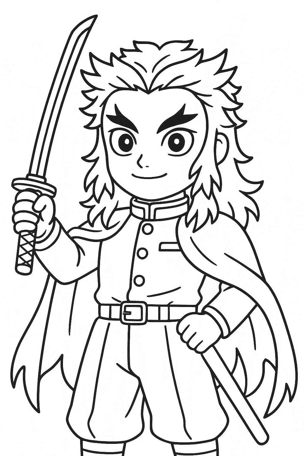 Kyojuro Rengoku für Kinder