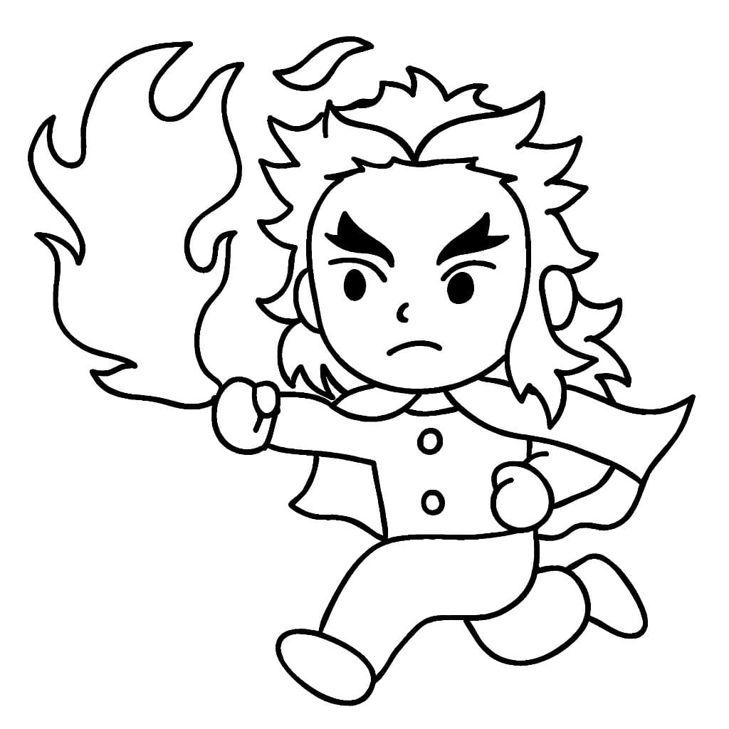 Kyojuro Rengoku kostenlos schlicht