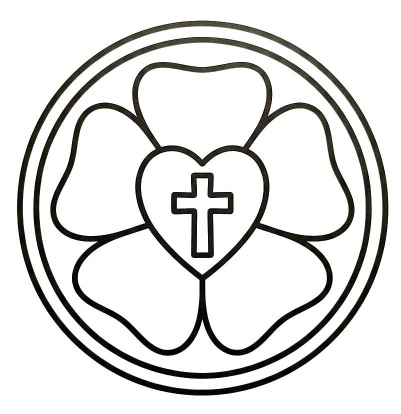 Lutherrose kostenlos einfach
