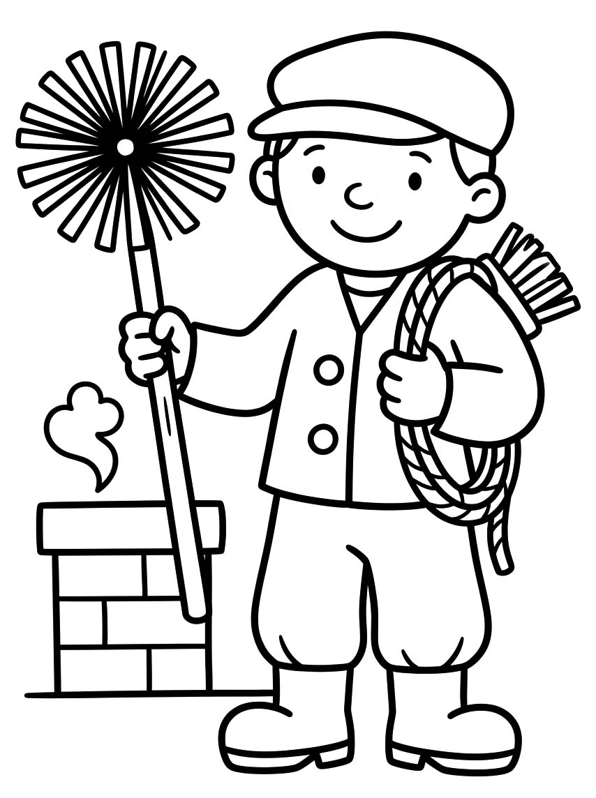 Schornsteinfeger für Kinder