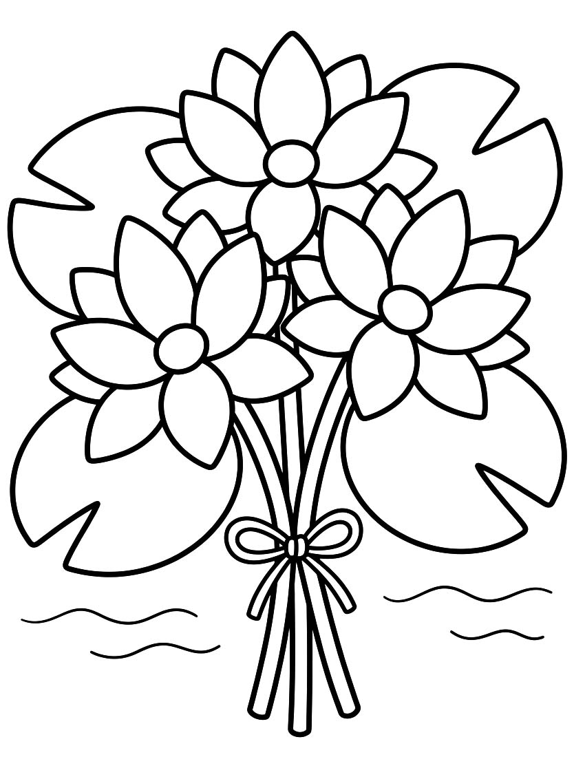 Seerose druckbare