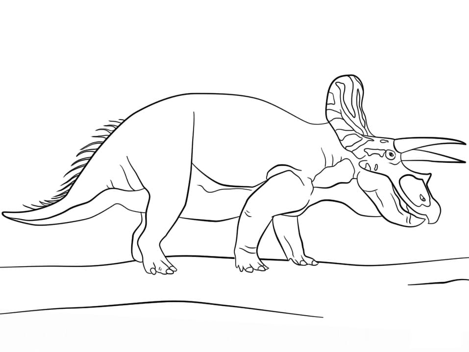 Triceratops kostenlos einfach