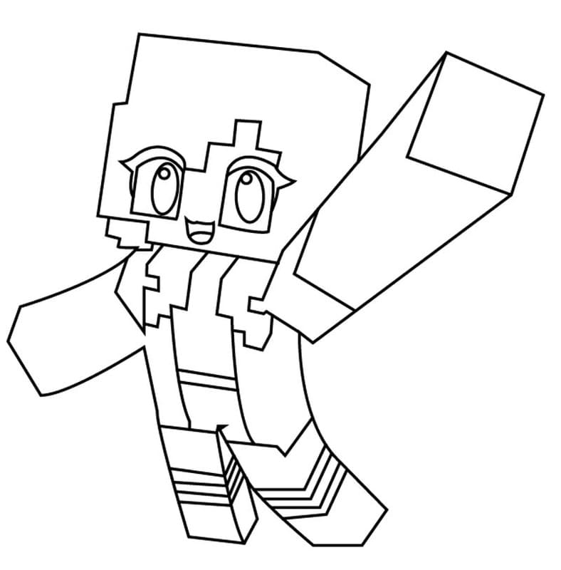 Zeichne Aphmau druckbare