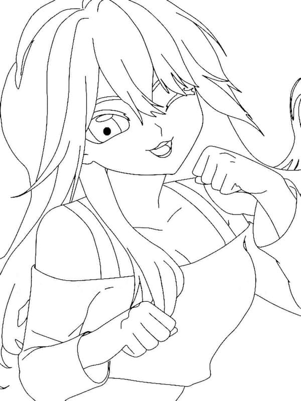 Zeichne Aphmau kostenlos basisch