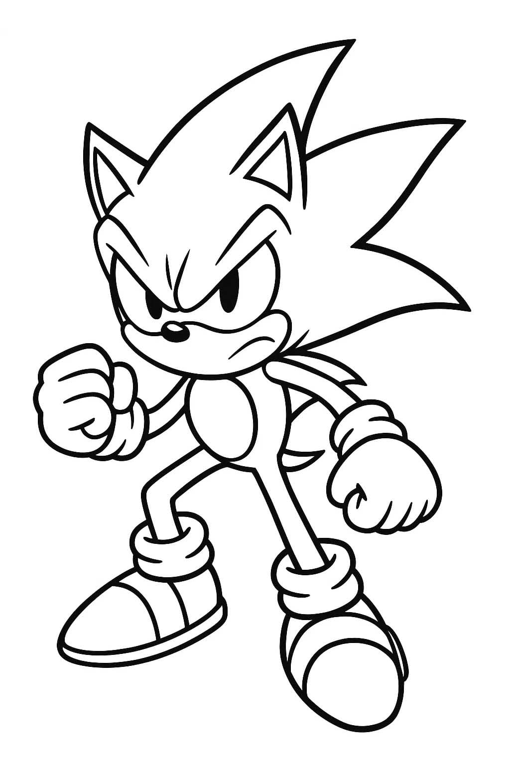 Zeichne Dark Sonic