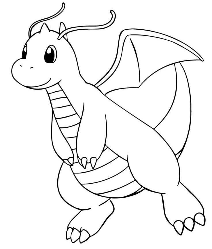 Zeichne Dragoran druckbare basisch