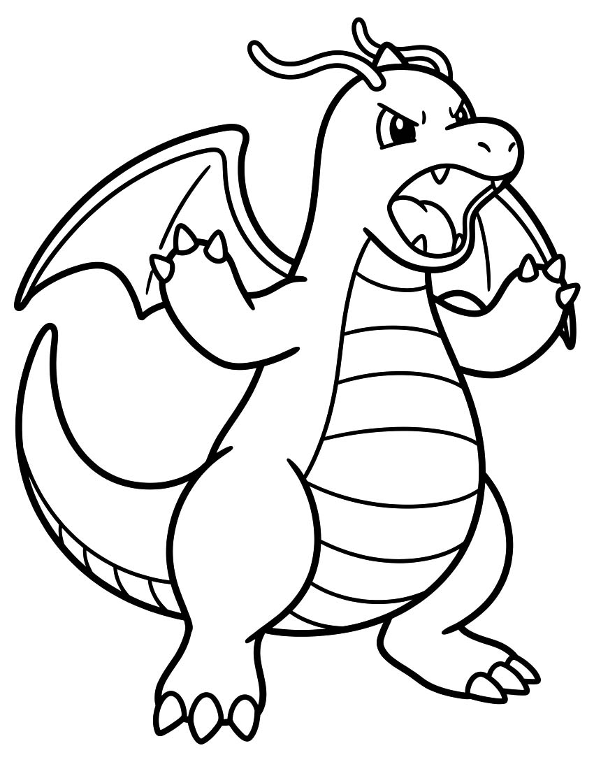 Zeichne Dragoran einfach