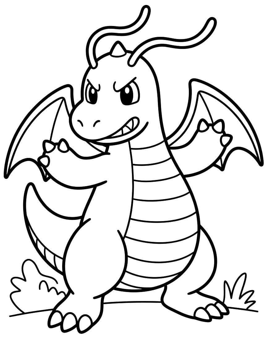 Dragoran ausmalbilder