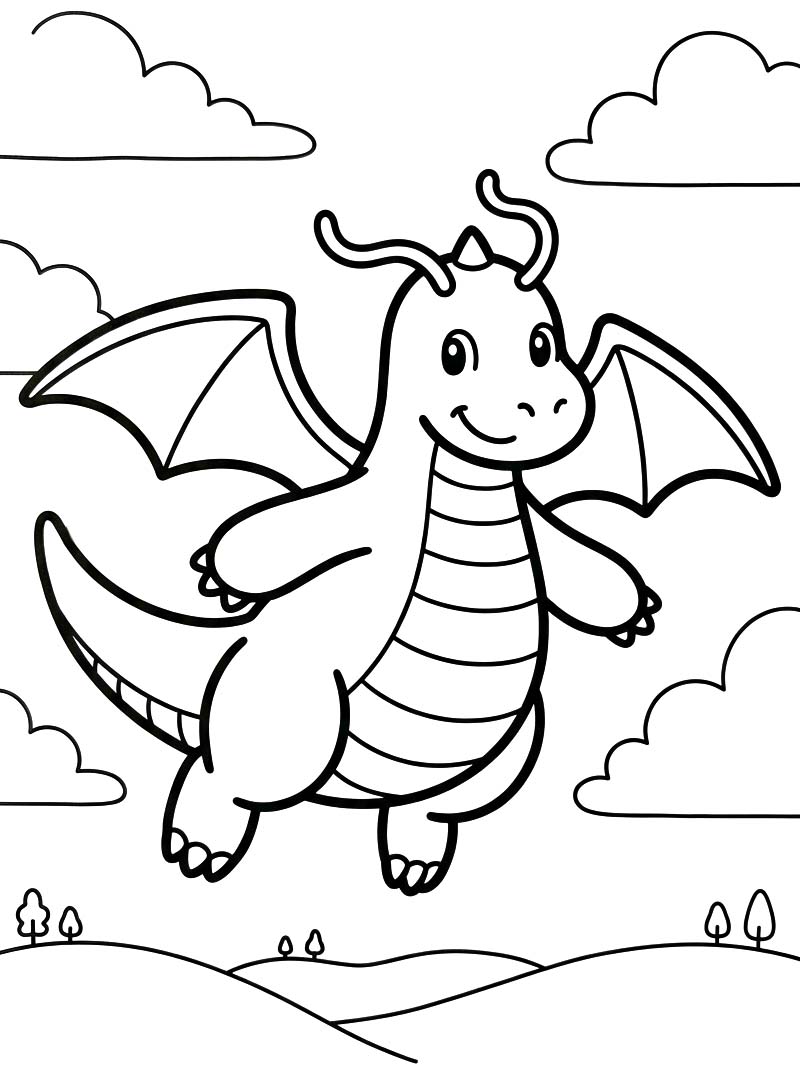 Zeichne Dragoran kostenlos