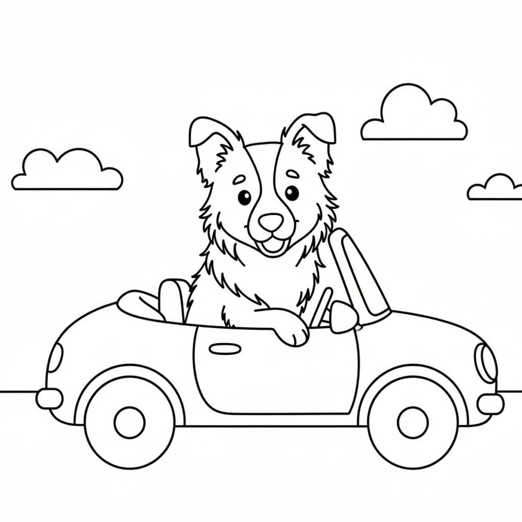 Border Collie kostenlos druckbare