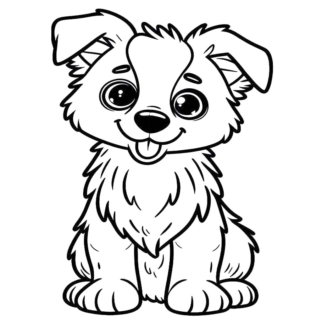 Border Collie zum Ausdrucken