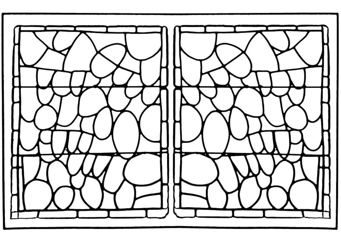 Buntglas zum Ausdrucken für Kinder