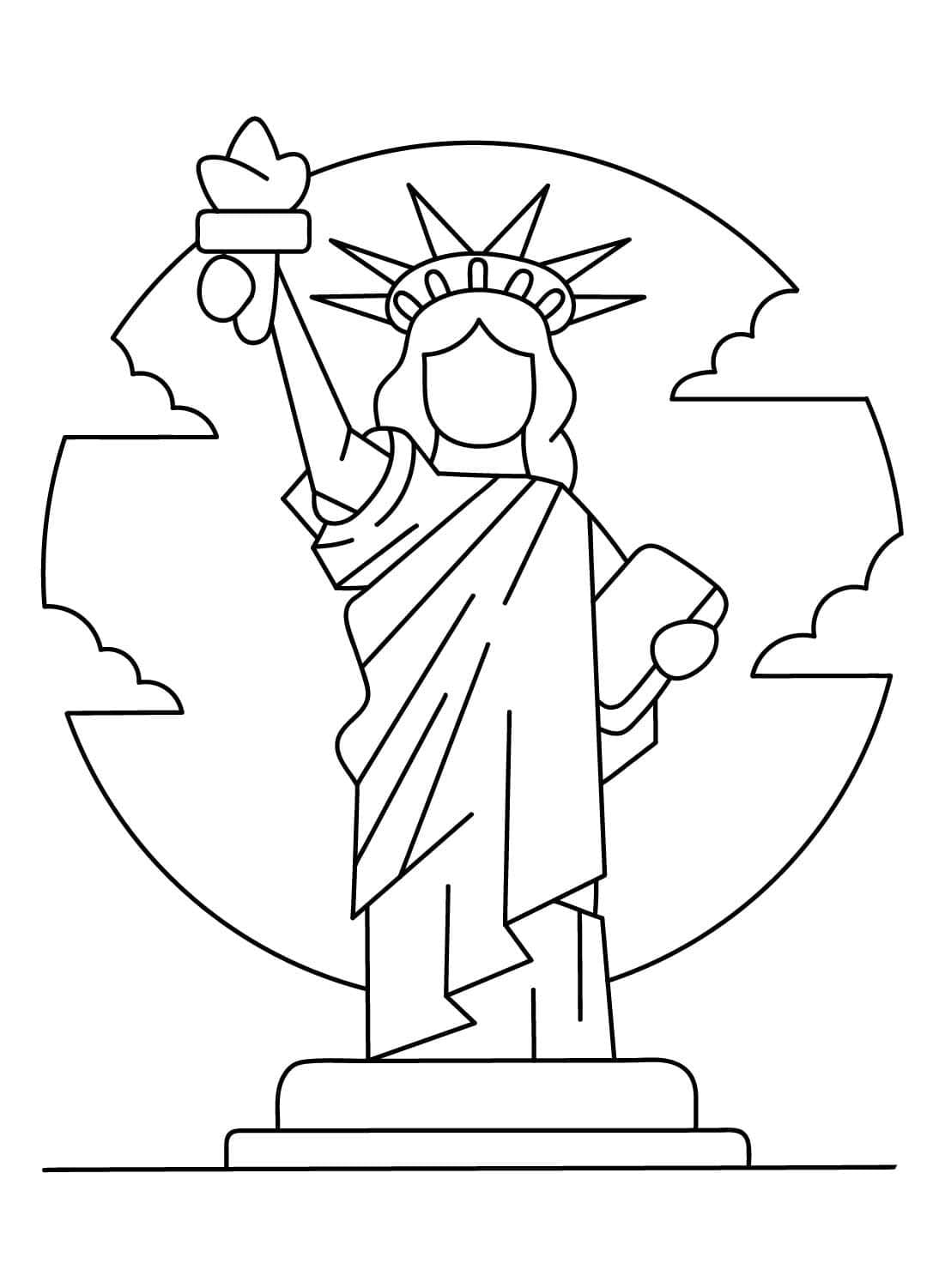 Freiheitsstatue kostenlos druckbare