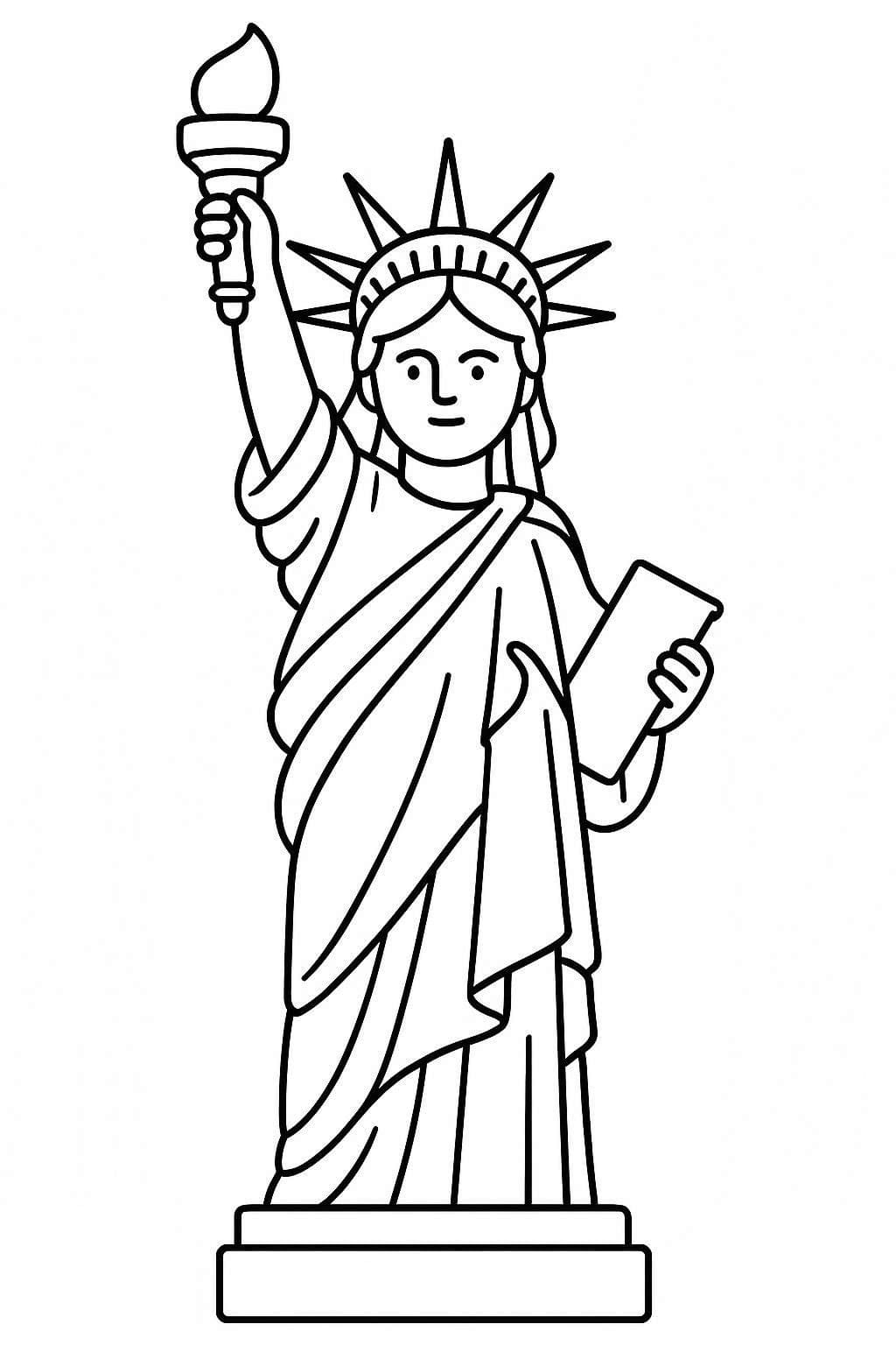 Freiheitsstatue kostenlos druckbare basisch