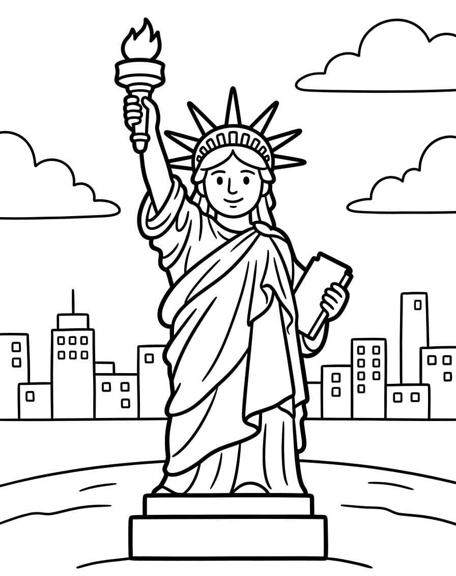 Freiheitsstatue kostenlos einfach