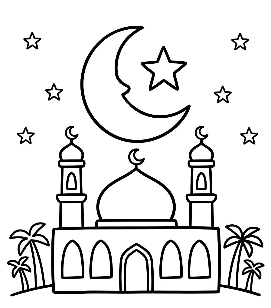 Islamisches Neues Jahr druckbare basisch