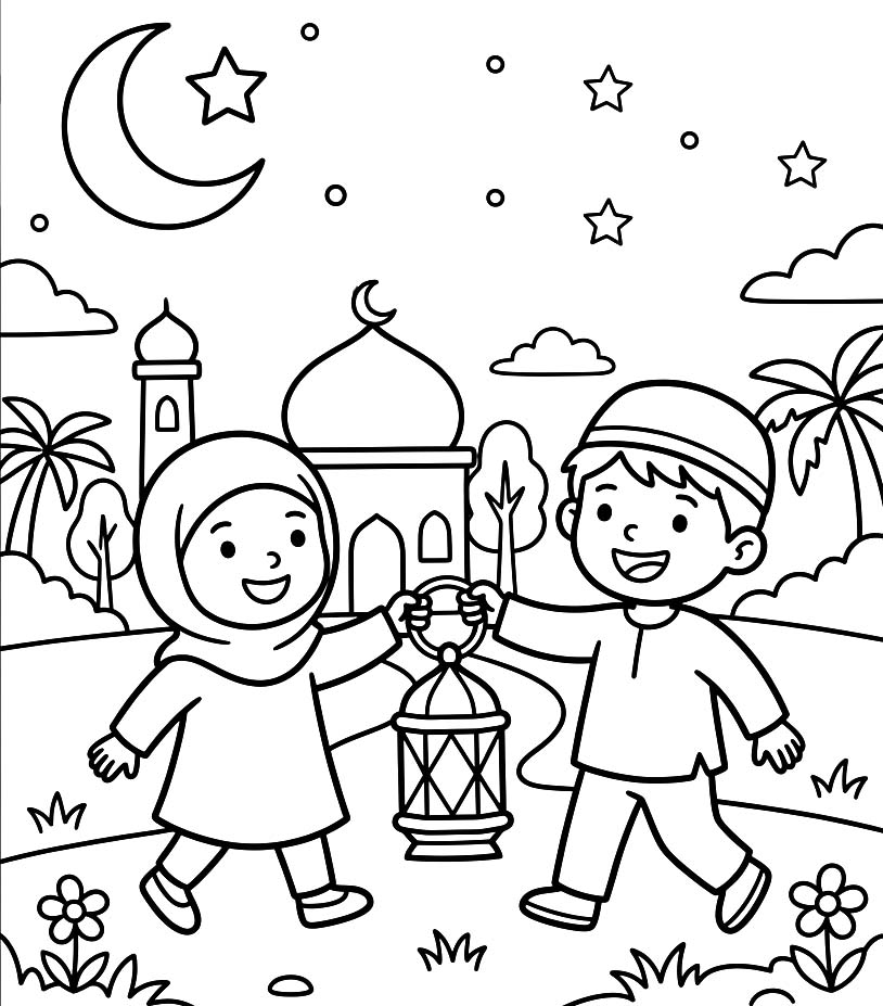 Islamisches Neues Jahr druckbare einfach