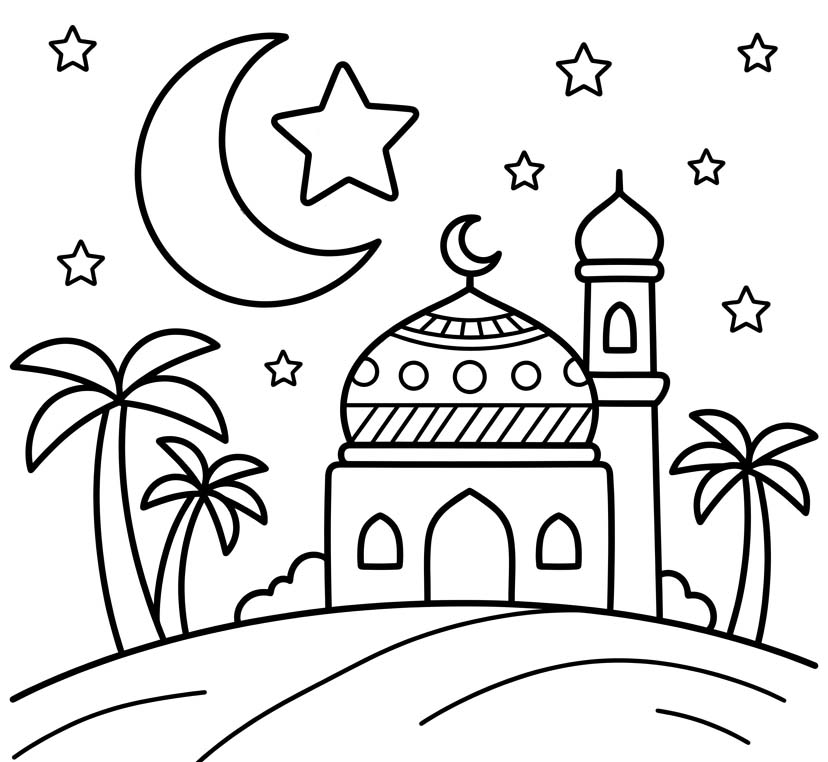 Islamisches Neues Jahr druckbare für Kinder