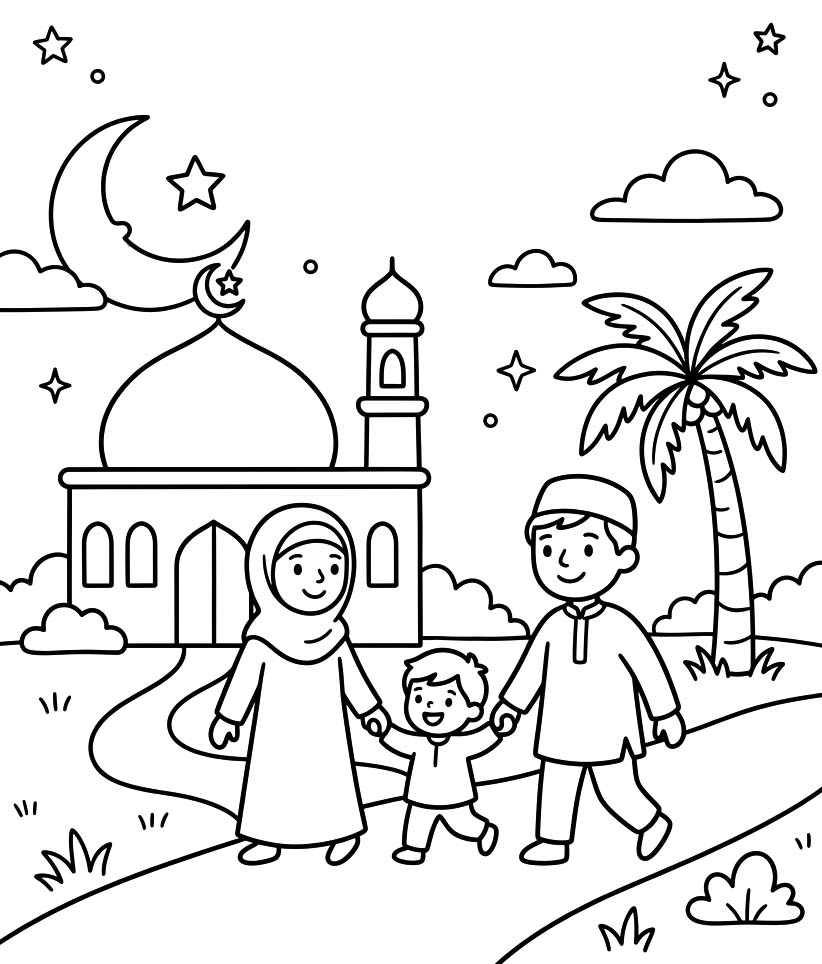 Islamisches Neues Jahr kostenlos druckbare basisch