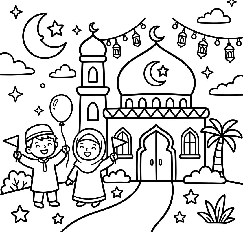Islamisches Neues Jahr kostenlos druckbare einfach