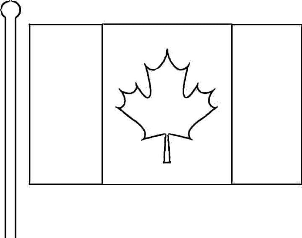 Kanada druckbare schlicht