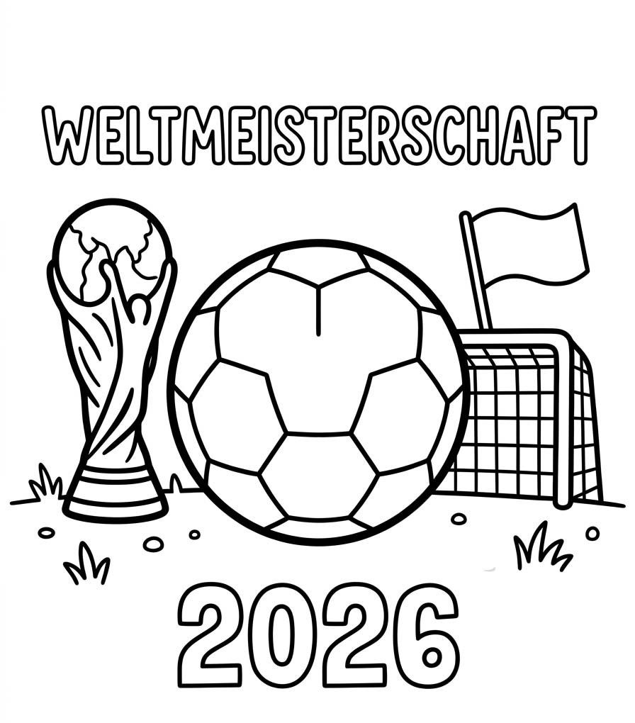 Kostenlos druckbare Weltmeisterschaft 2026