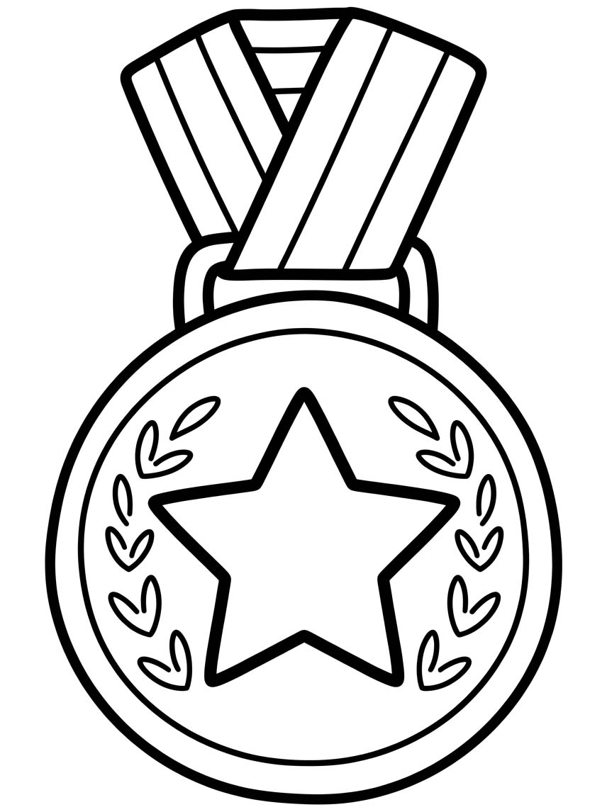 Medaille druckbare für Kinder