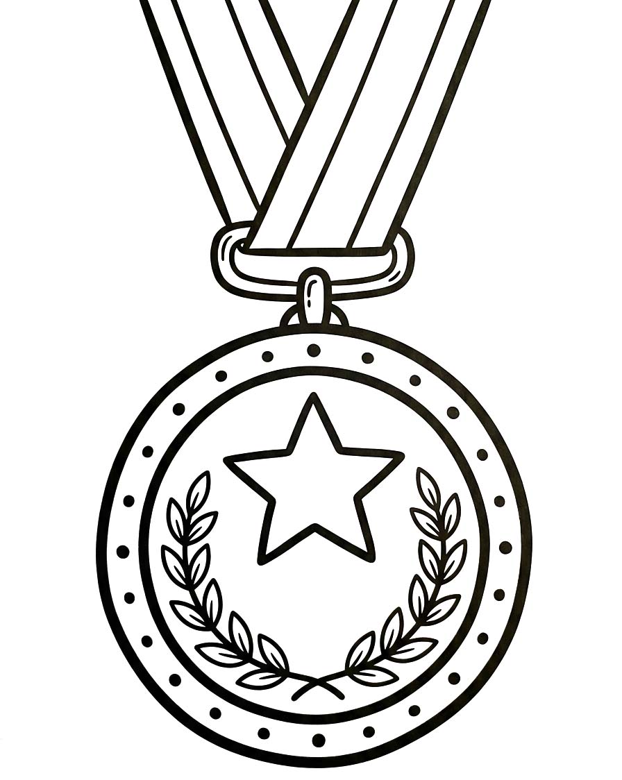 Medaille kostenlos druckbare einfach