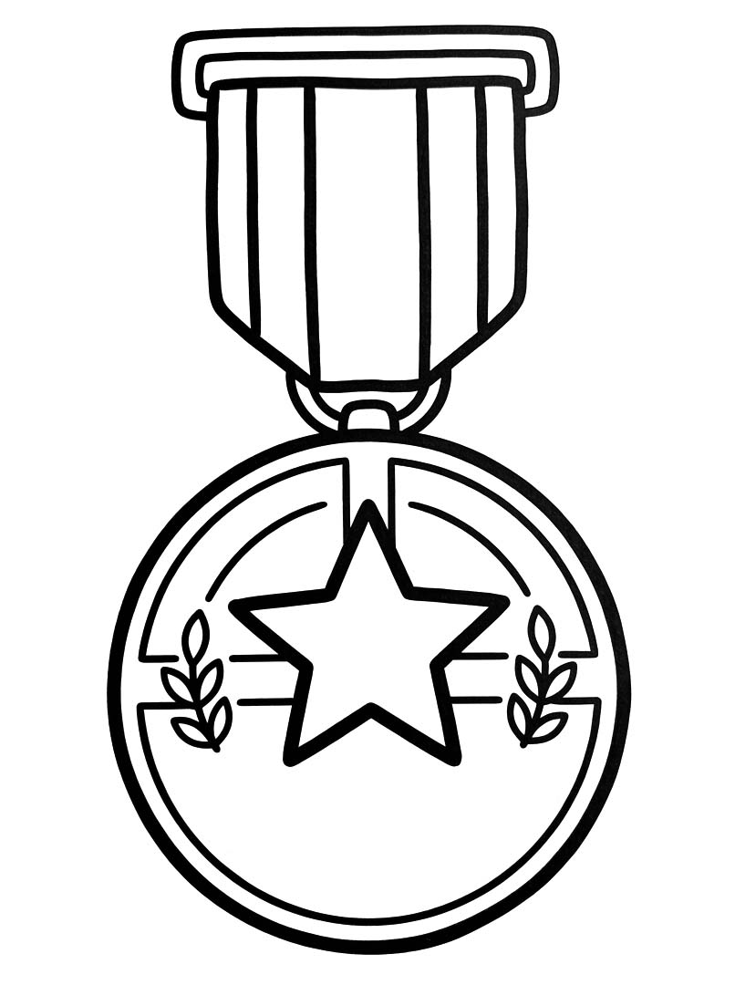 Medaille kostenlos druckbare schlicht