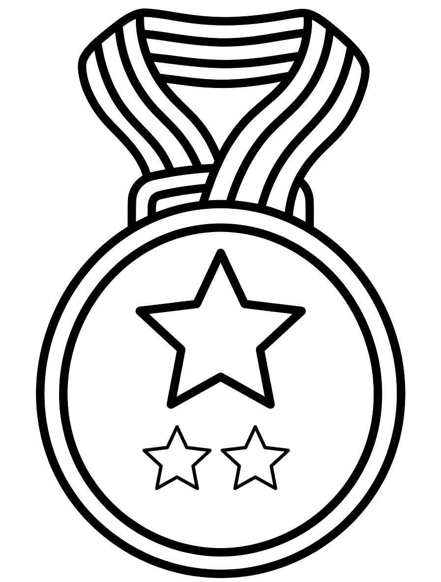 Medaille kostenlos für Kinder