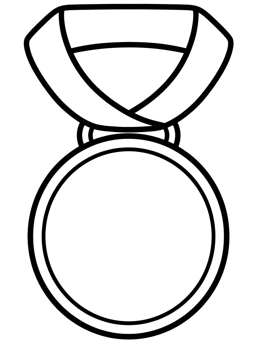 Medaille zum Ausdrucken für Kinder
