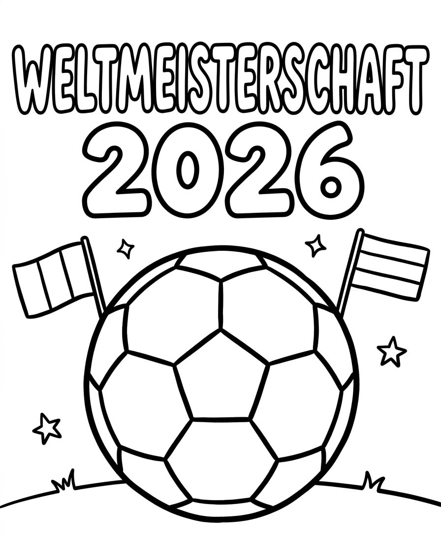 Weltmeisterschaft 2026 druckbare