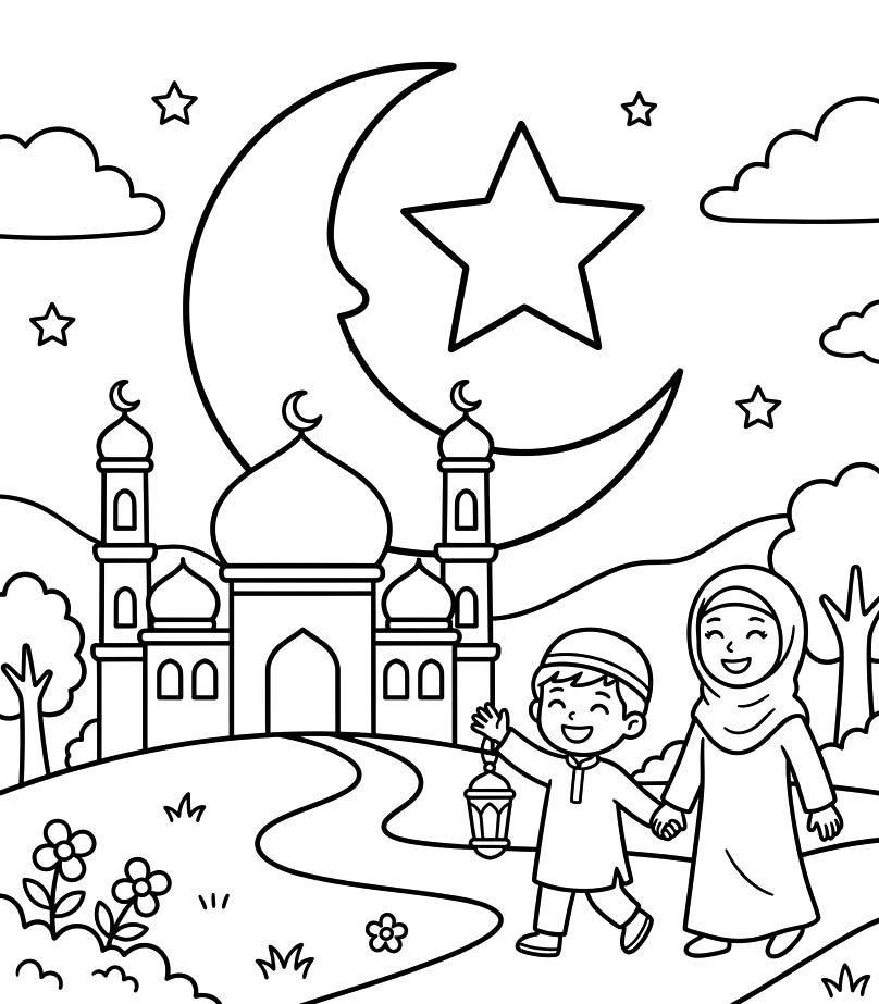 Zeichne Islamisches Neues Jahr