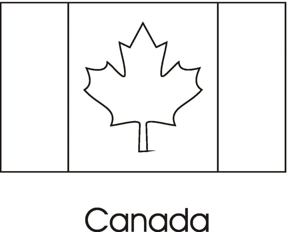 Kanada coloring pages